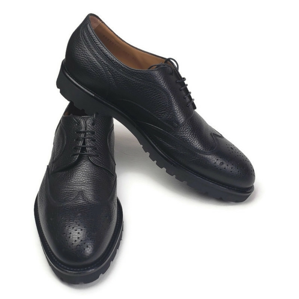 Hugo Boss Eden Derby Shoes Size 10 - Picture 2 of 12